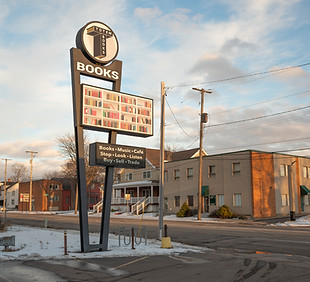 Totem Book Street view sign